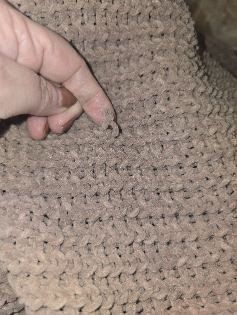 POL Soft Knit Open Front Slouchy Cardigan Oversized Mocha Taupe NWT Size Small - Picture 7 of 14